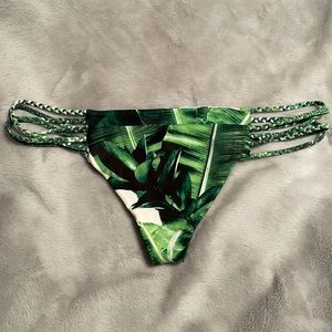 Stone Fox Swim leaf bikini bottom